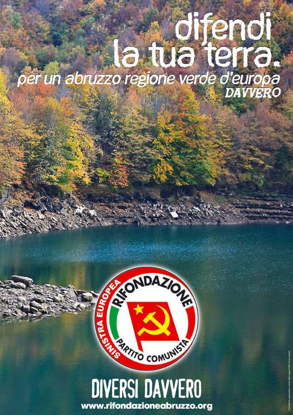 manifesto PRC elezioni regionali 2008
